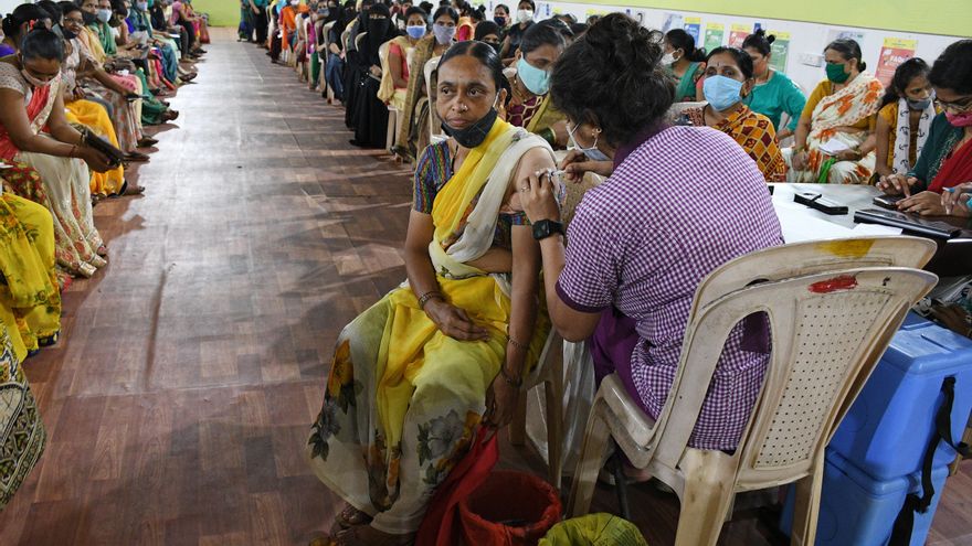 Vacunación en India.