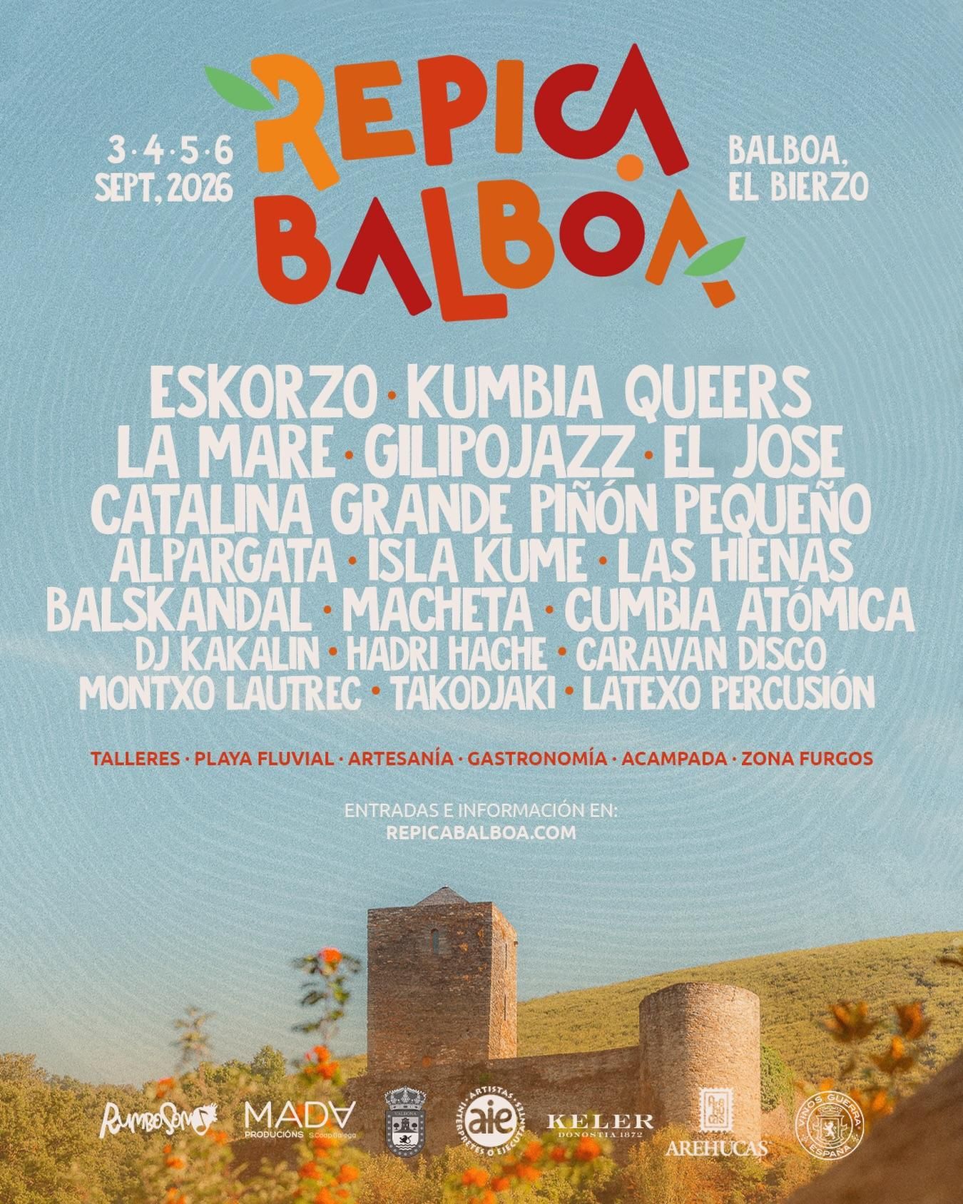 Festival Repica Balboa, edición 2026.