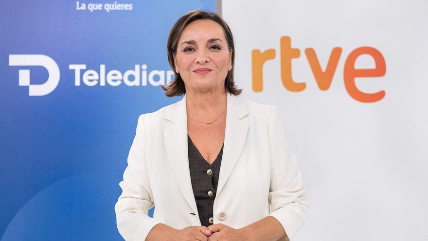 Pepa Bueno, presentadora del Telediario 2 de RTVE