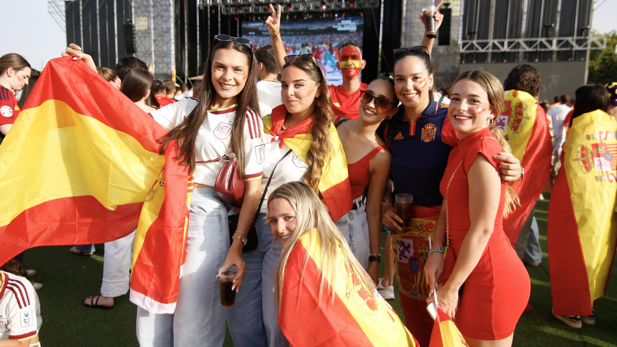 Afición de la selección española en el Córdoba Live