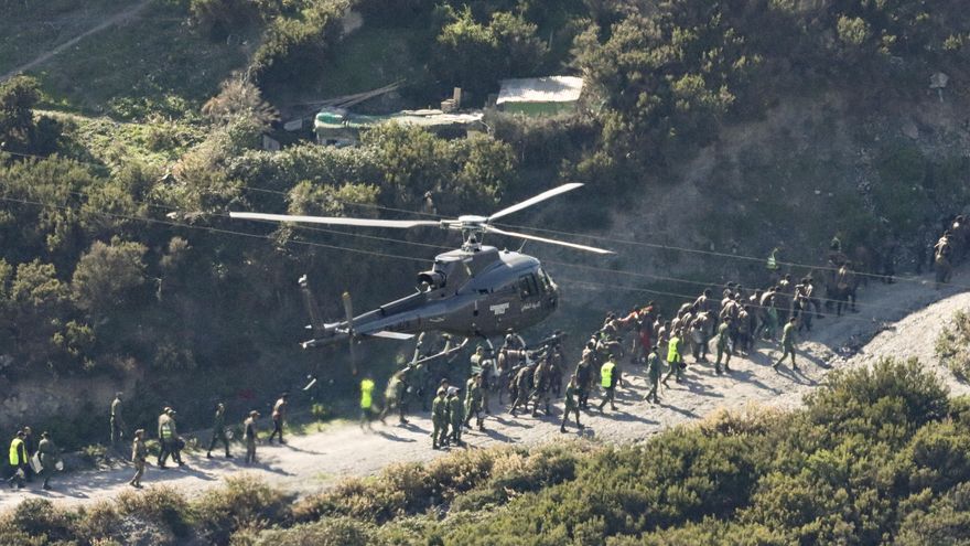 Marruecos dispersa a más 700 inmigrantes del entorno de la frontera con Ceuta