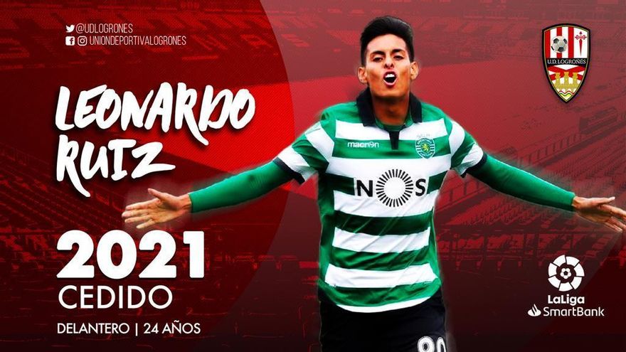 La UD Logroñés ficha al delantero Leonardo Ruiz