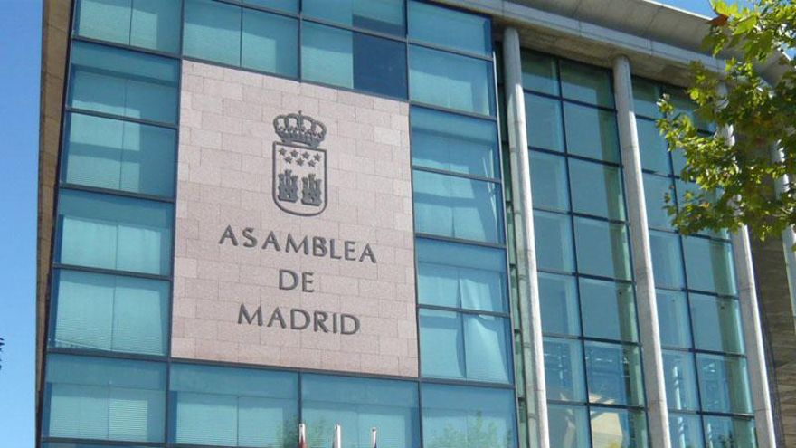 Archivo - Fachada de la Asamblea de Madrid