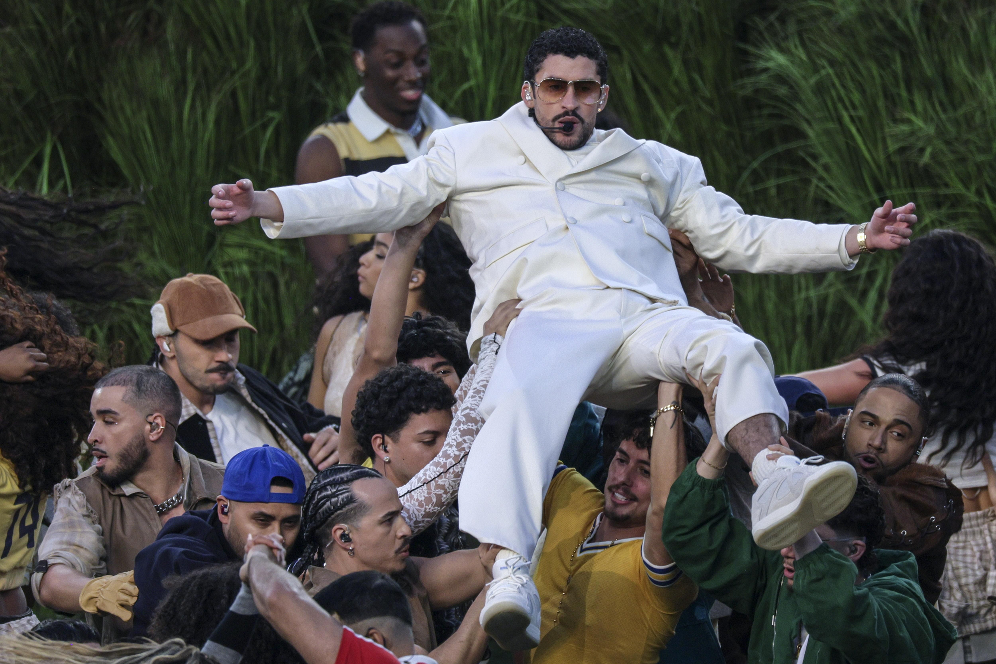 Imagen de archivo de Bad Bunny en el espectáculo de la Super Bowl 