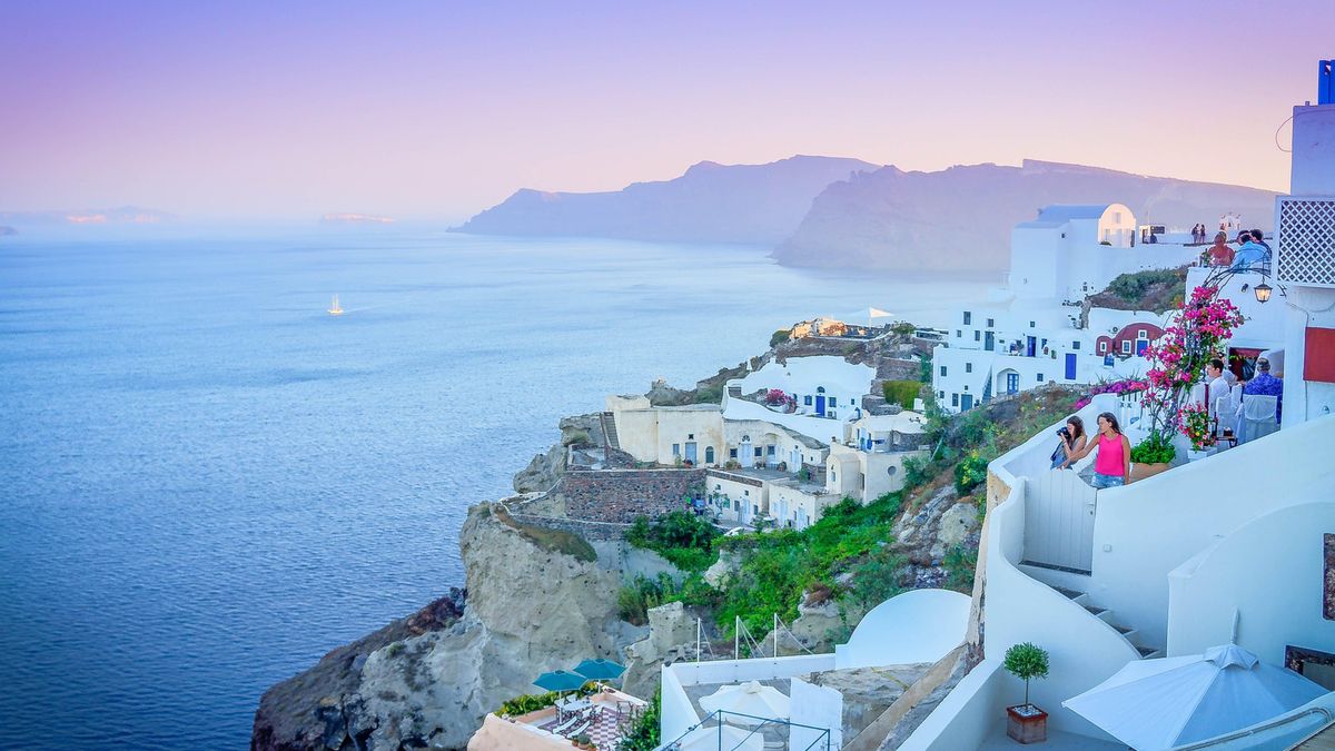Santorini, en Grecia.