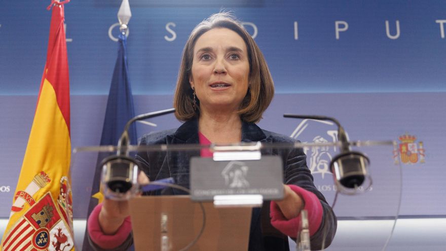 La portavoz del PP en el Congreso, Cuca Gamarra.