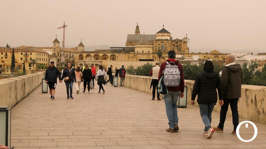 El polvo sahariano y las temperaturas primaverales se dan la mano este fin de semana en Córdoba