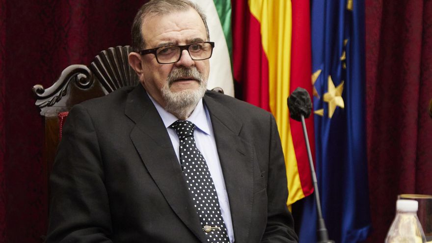 Archivo - El expresidente de la Junta de Andalucía José Rodríguez de la Borbolla, en una foto de archivo.