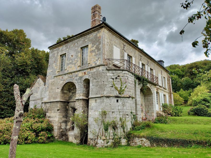 Mole de piedra. Abadía de Grestain, a las afueras de Honfleur.