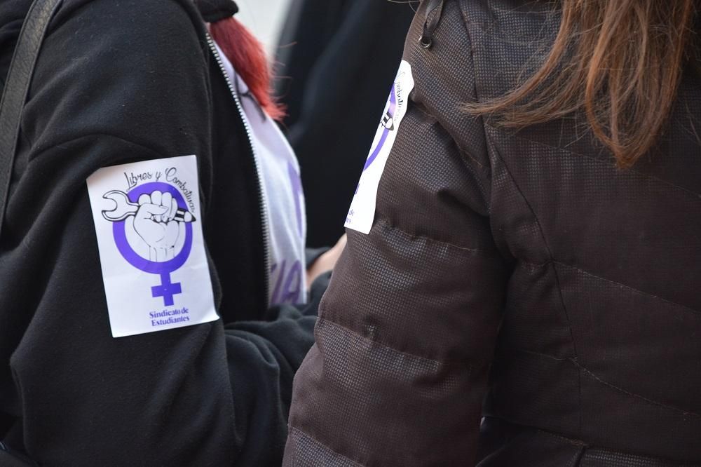 Concentración estudiantil. Huelga Feminista 8M Murcia (08)