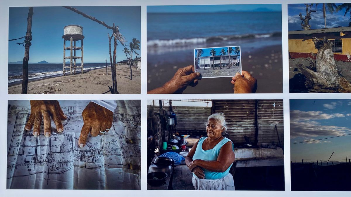 Imágenes de Cedeño hechas por Santiago Palacios, en la exposición "Fronteras del clima"