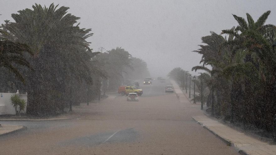 Declarada la emergencia en Lanzarote por inundaciones