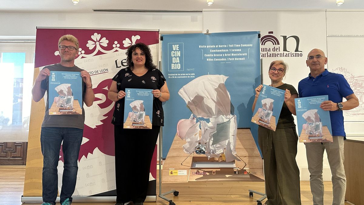 Presentación de una nueva edición del Festival Vecindario de la ciudad de León.