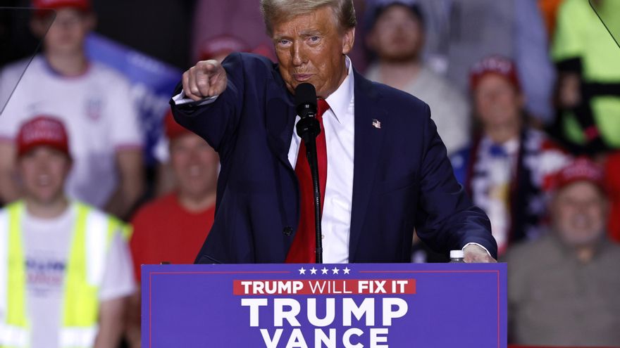 El expresidente y candidato republicano Donald Trump (2017-2021). EFE/EPA/CJ GUNTHER