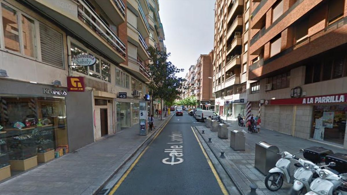 Calle Lardero con Gran Vía