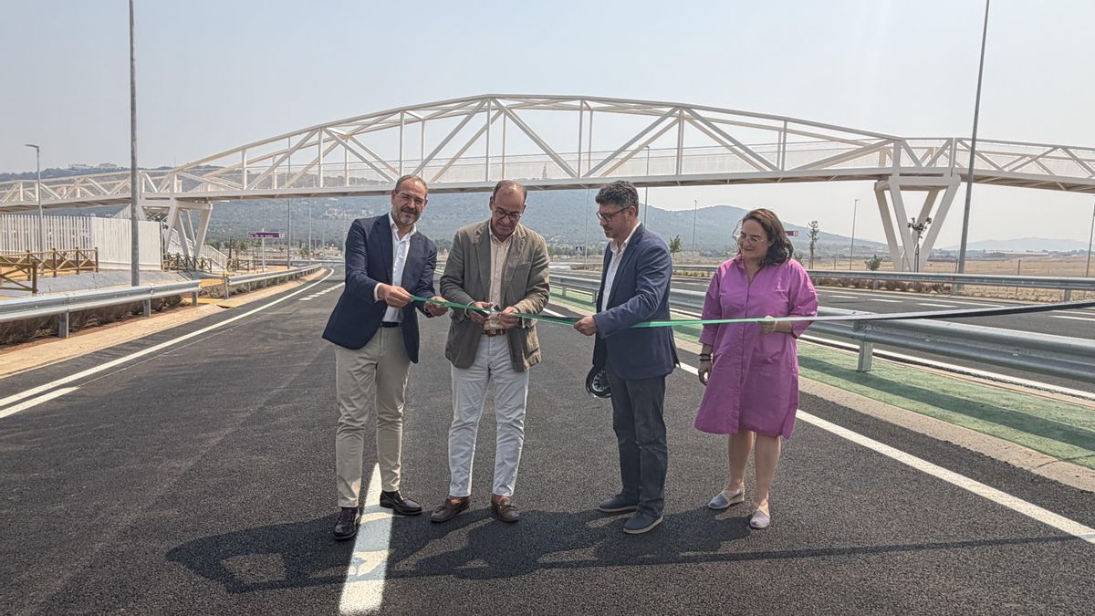 La Junta inaugura el primer tramo de la Ronda Sureste de Cáceres tras una inversión de 18,6 millones