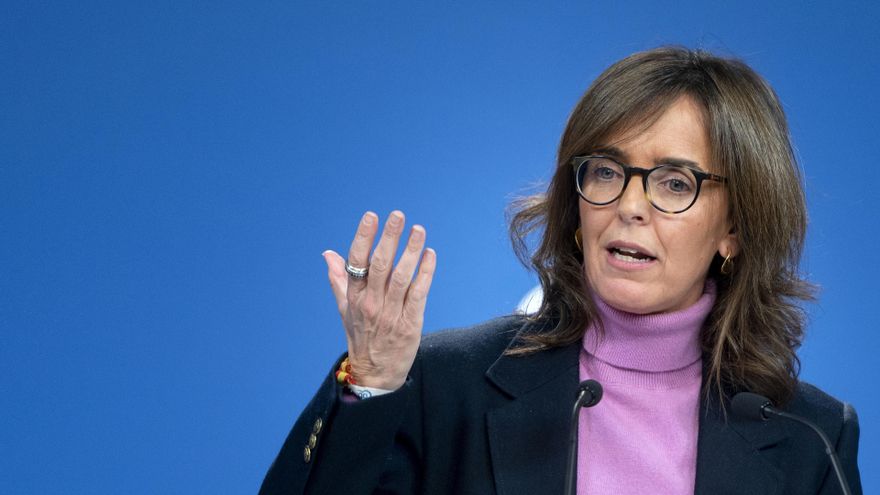 Archivo - La vicesecretaria de Organización Territorial del PP, Carmen Fúnez, durante una rueda de prensa posterior a la reunión del Comité de Dirección del Partido Popular, en la sede nacional del PP, a 27 de diciembre de 2023, en Madrid (España).