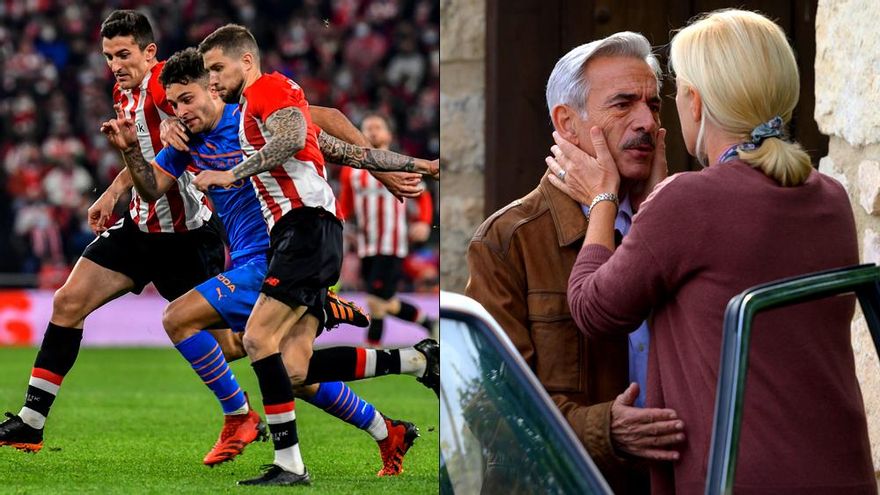 La Copa se crece con el Athletic-Valencia (20.6%) en Telecinco y 'Cuéntame' (10.6%) alza el vuelo con récord en La 1