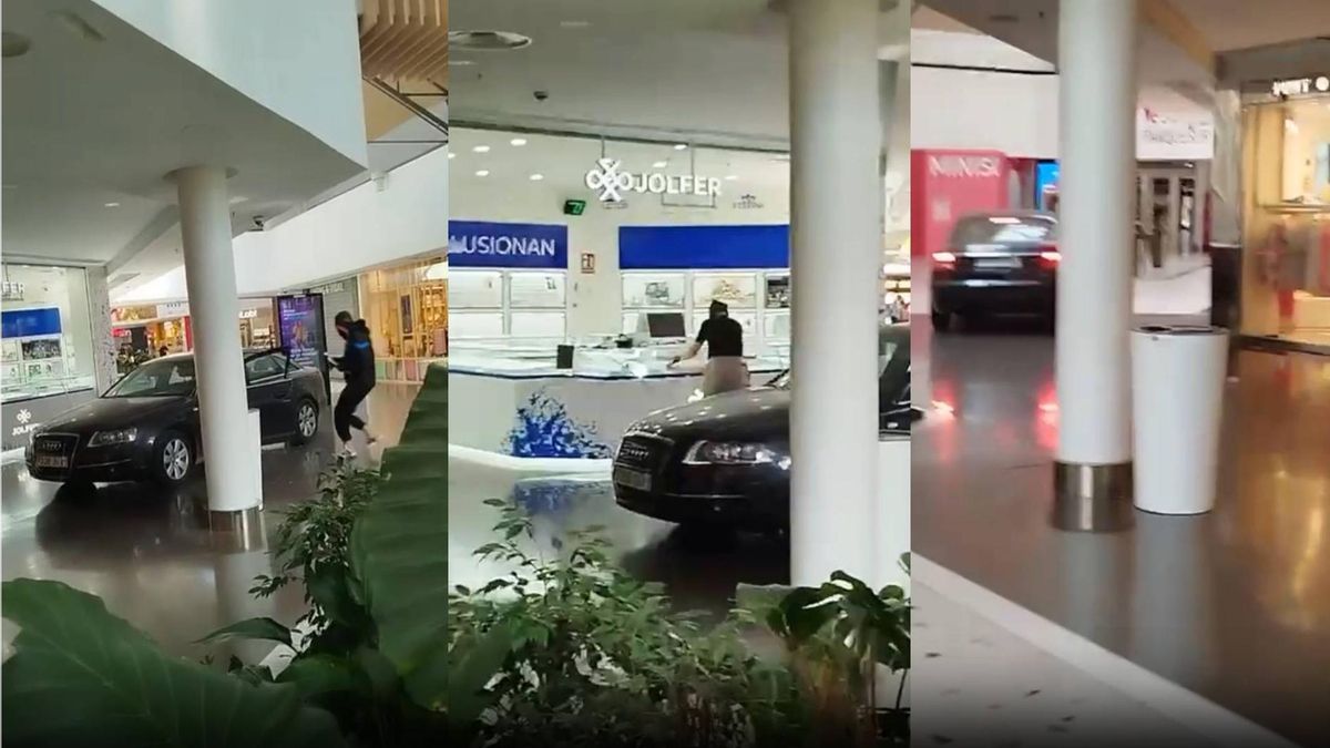 Atraco en coche, encapuchados y unos testigos perplejos por el robo exprés que burla la seguridad en Parquesur