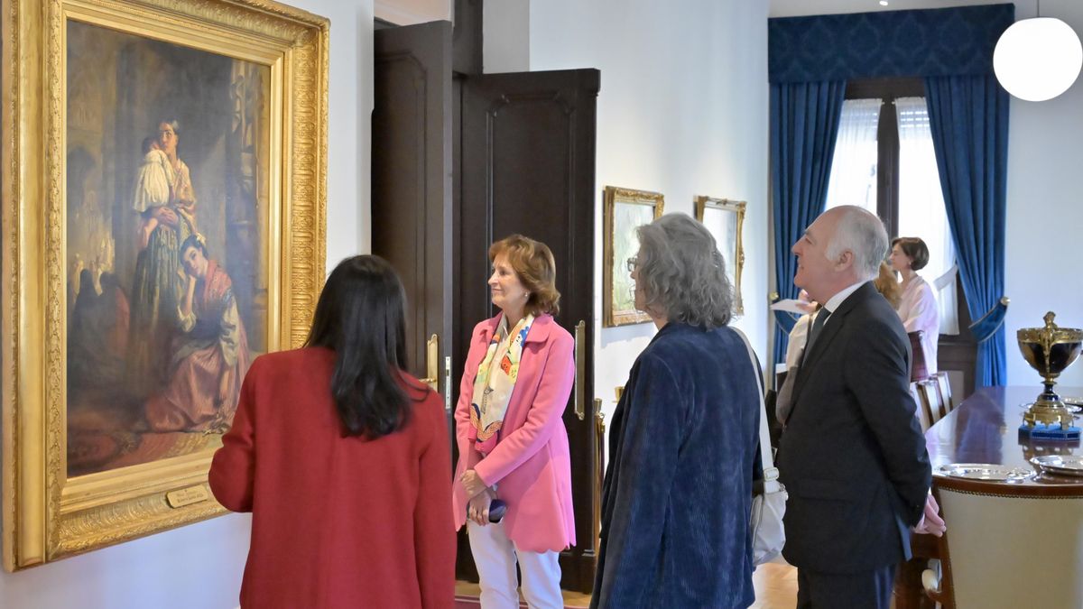 Uno de los cuadros de la muestra