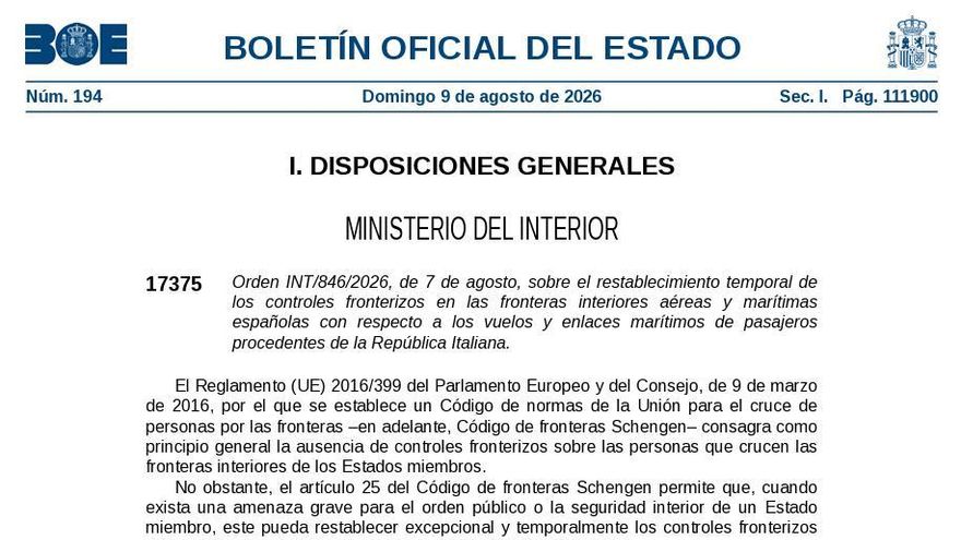 BOE del 9 de agosto.