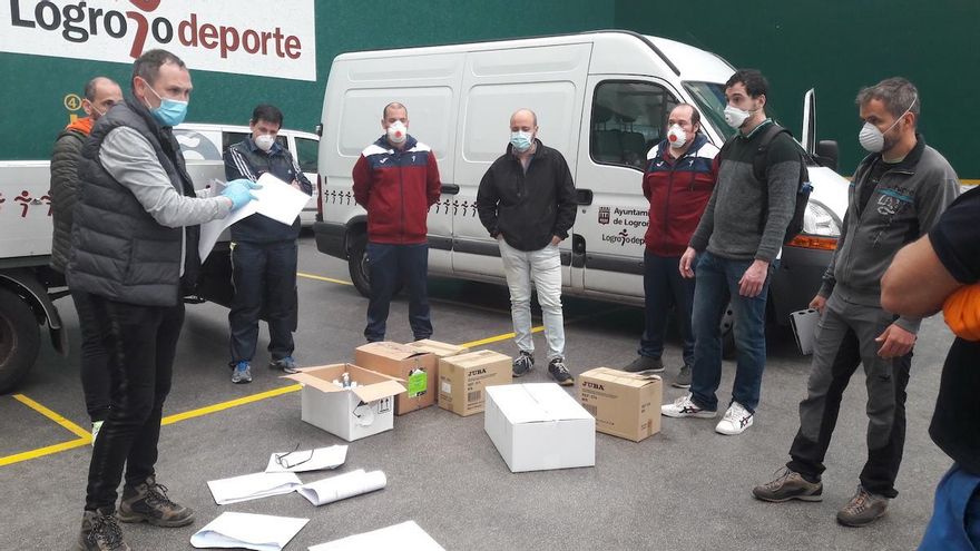 Termina el reparto de las 15.000 pantallas protectoras para los niños de Logroño