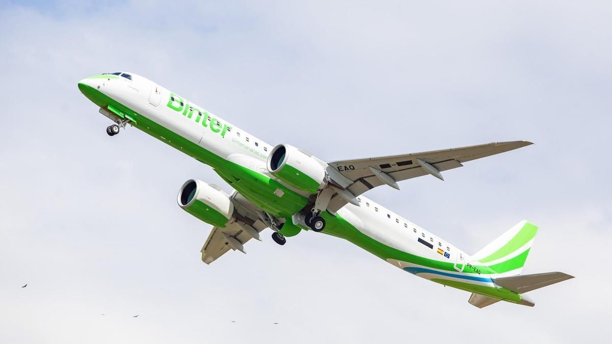 Un avión de Binter que cubría la ruta Logroño-Gran Canaria se desvía a Jerez por la indisposición de un pasajero