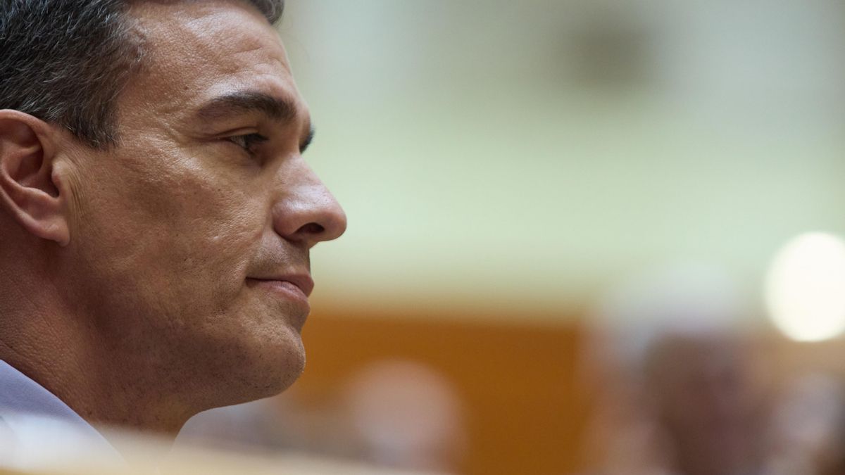El presidente del Gobierno, Pedro Sánchez, durante una sesión de control al Gobierno en el Senado, a 21 de diciembre de 2022, en Madrid (España).