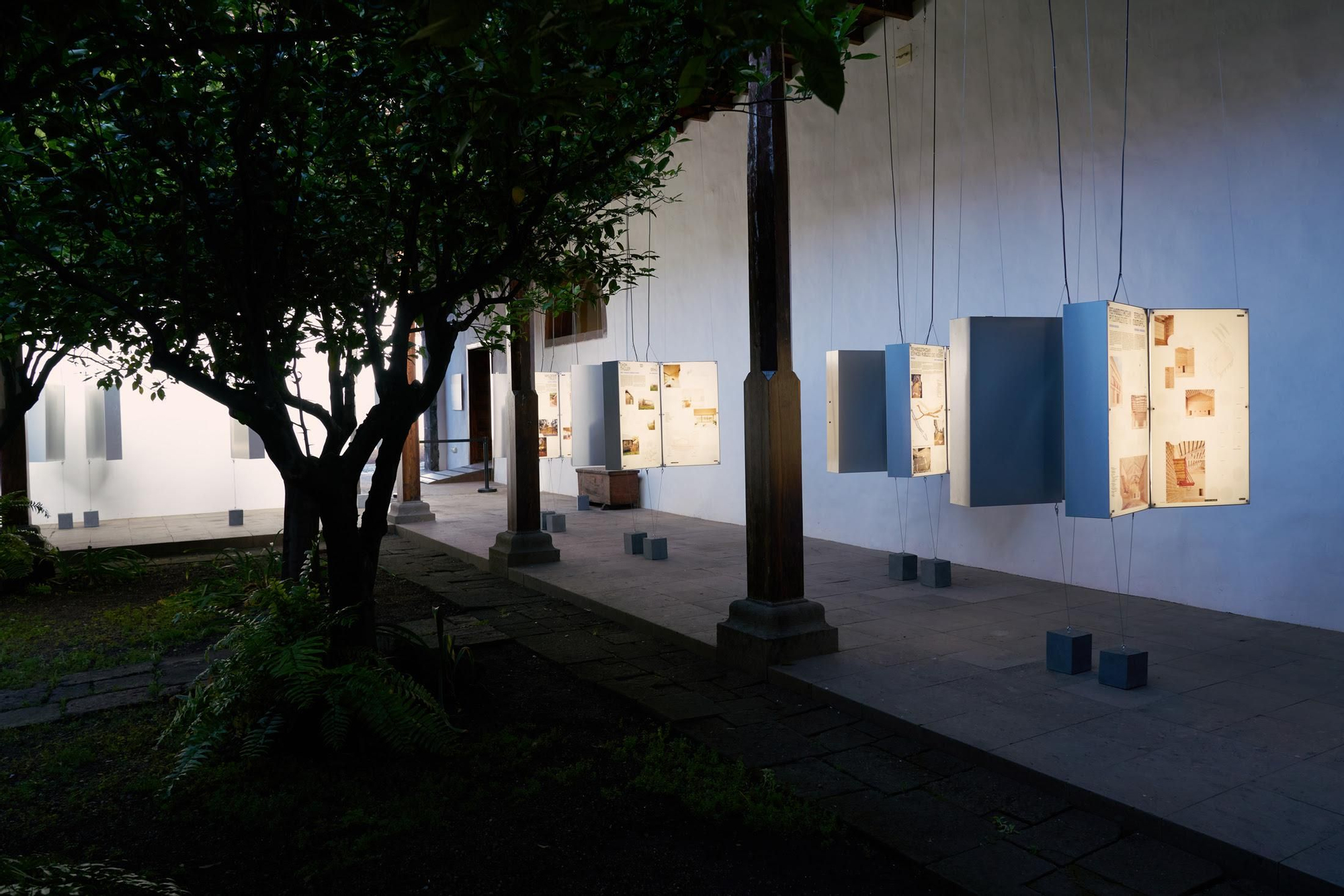 Exposición de la XVII Bienal Española de Arquitectura y Urbanismo en el Museo Insular de Santa Cruz de La Palma. Foto: Ampi Aristu.