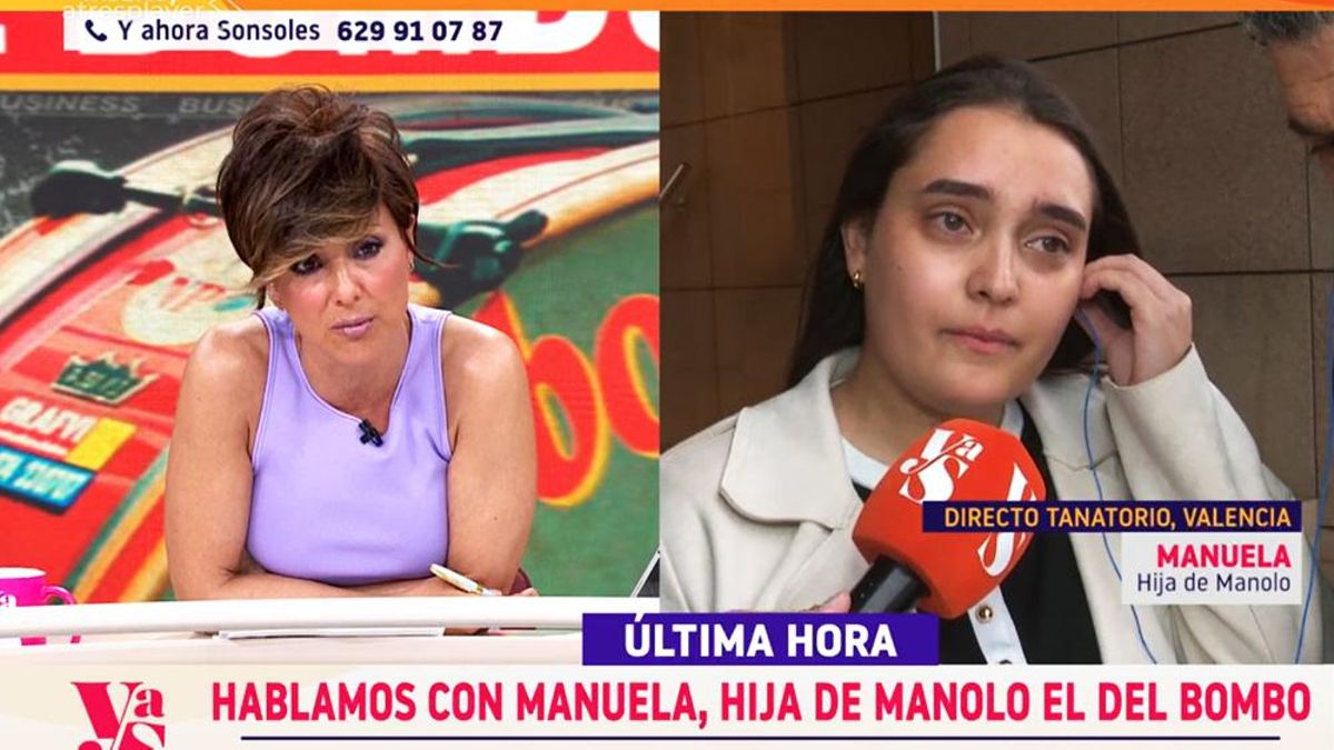 Manuela, hija de Manolo 'el del Bombo', entrevistada en 'Y ahora Sonsoles'