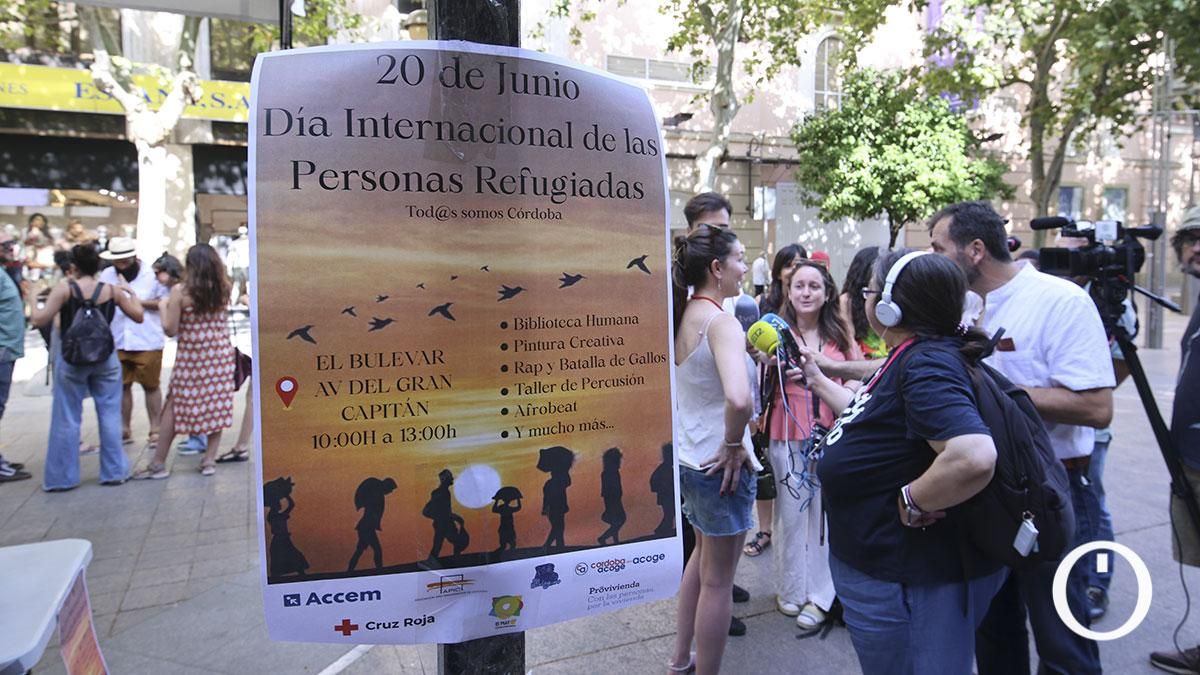 Celebración del Día del Refugiado en el Bulevar de Gran Capitán
