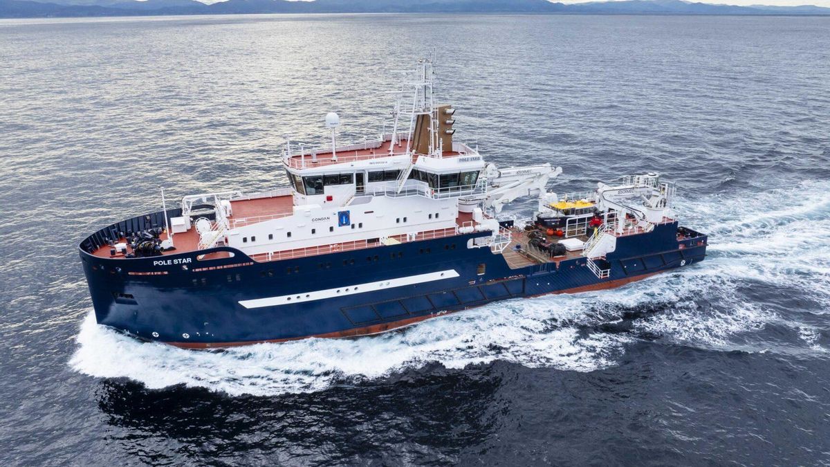 Gondán entregó el buque Pole Star el pasado mes de diciembre para la Northern Lighthouse Board (NLB).