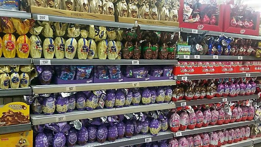 Los huevos de Pascuas muestran grandes aumentos respecto al año pasado