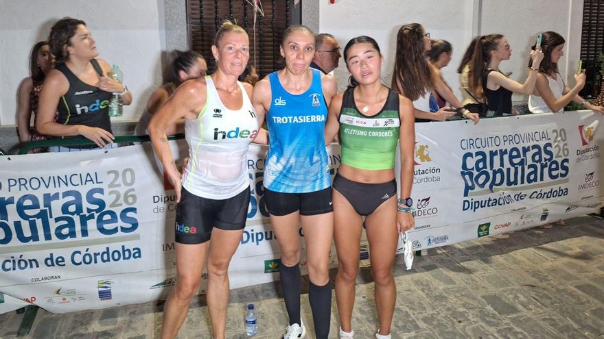 Ganadoras categoría femenina carrera popular Belalcázar