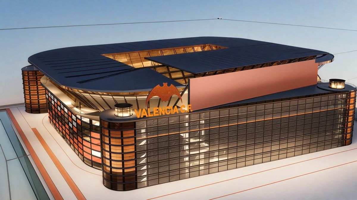 Imagen virtual del proyecto de rehabilitación de Mestalla.