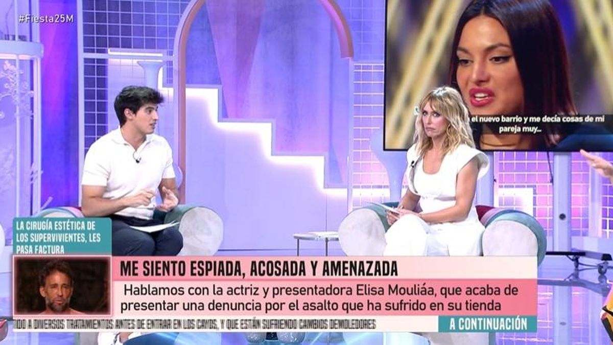 Emma García, en 'Fiesta' de Telecinco