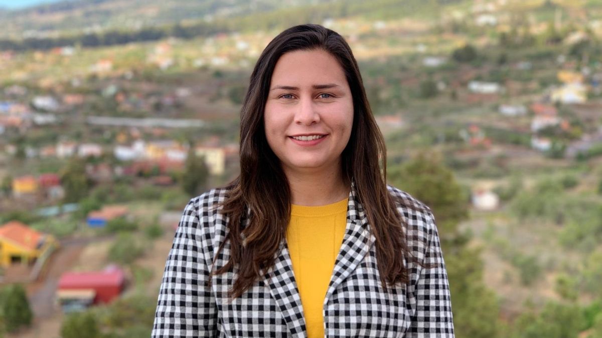 Mónica Gómez,  consejera de Medio Ambiente del Cabildo de La Palma.