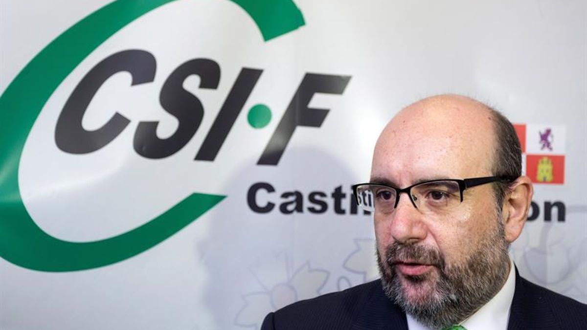 El presidente nacional de la Central Sindical Independiente de Funcionarios (CSIF), Miguel Borra.