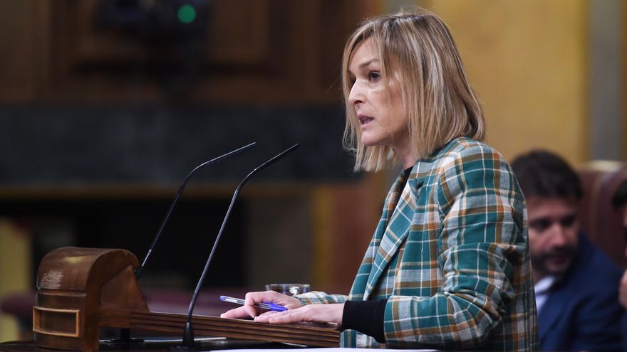 La diputada del PNV Idoia Sagastizabal interviene sesión plenaria del Congreso