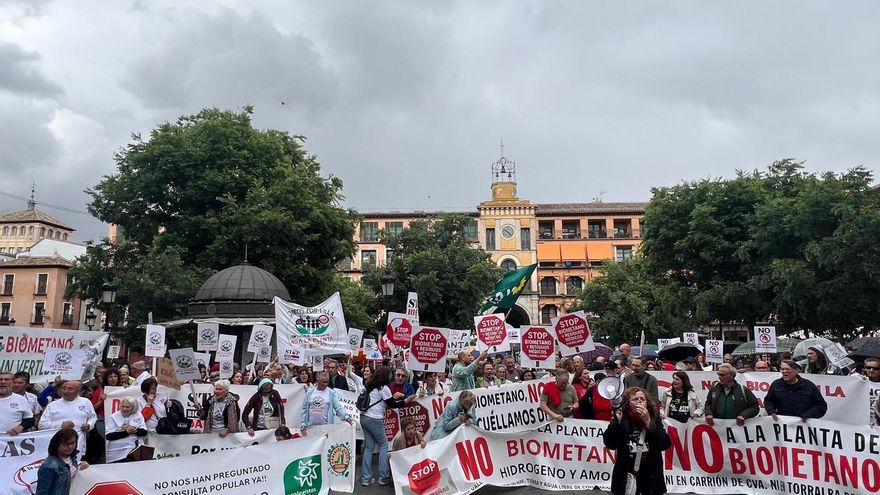 Unión sin precedentes de la ciudadanía en una protesta contra la “biometanización” de Castilla-La Mancha