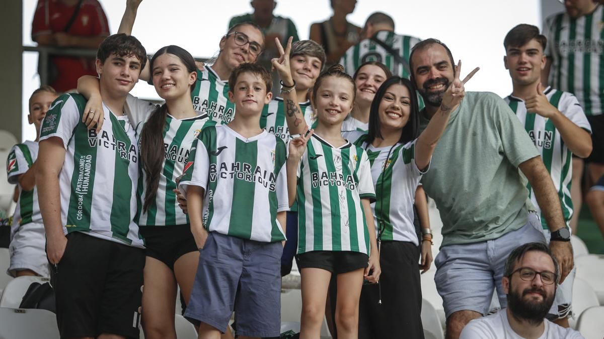 Grada Blanquiverde del Cordoba CF - Sevilla FC