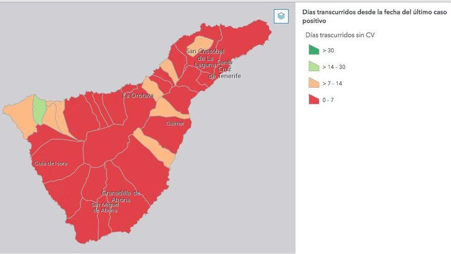 Tenerife, la única isla con indicadores epidemiológicos en riesgo extremo
