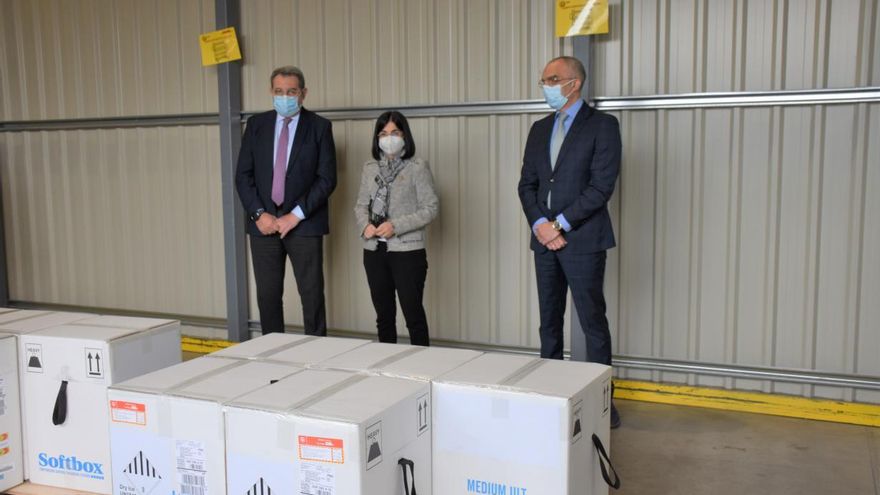 Llegada de vacunas Pfizer a Castilla-La Mancha