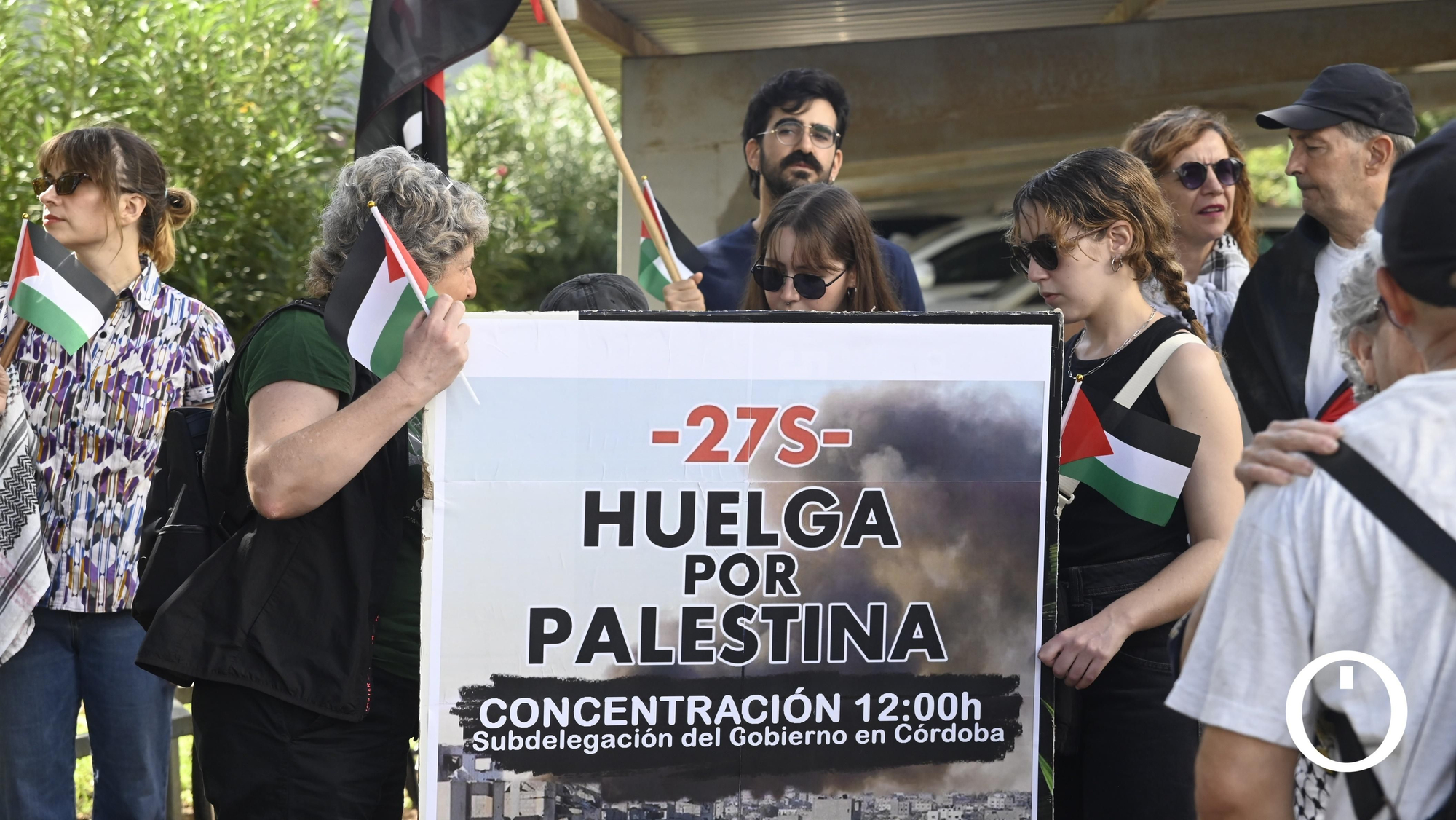 Manifestación por Palestina en la Subdelegación de Gobierno