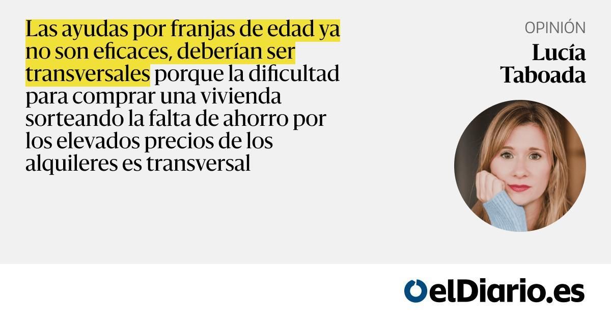 La vivienda no es solo un problema de los jóvenes