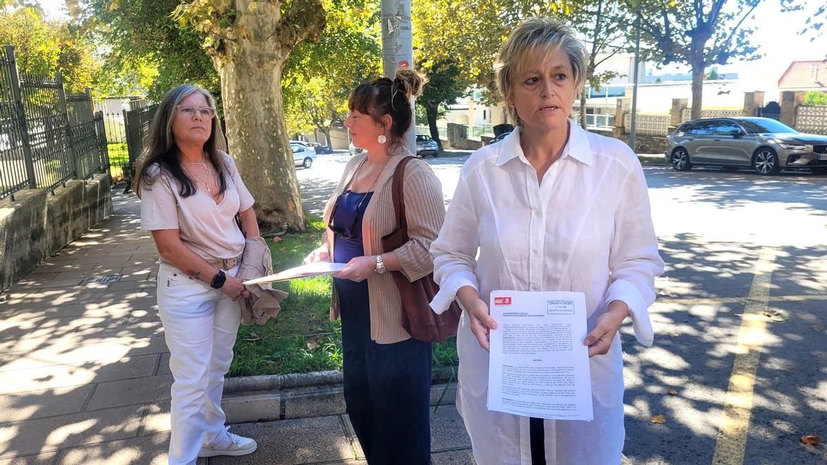 Esther Bolado tras presentar en la Fiscalía una denuncia contra Movellán por posible prevaricación y delito contra la ordenación del territorio
