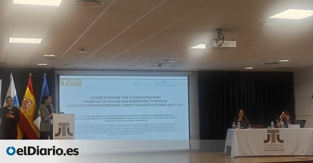 Sanidad inicia el seguimiento del estudio sobre el impacto de la erupción del Tajogaite en la salud: irritación ocular, insomnio, ansiedad y depresión, síntomas más frecuentes