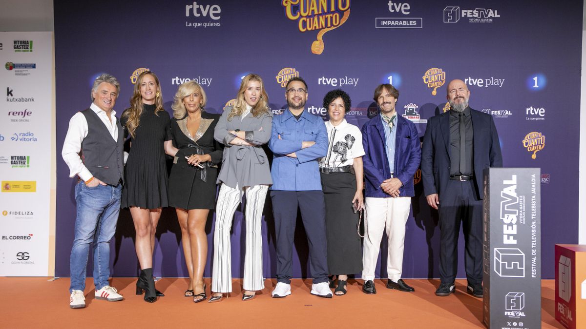 Ricardo Castella y el equipo de 'Cuánto, cuánto, cuánto' en el FesTVal