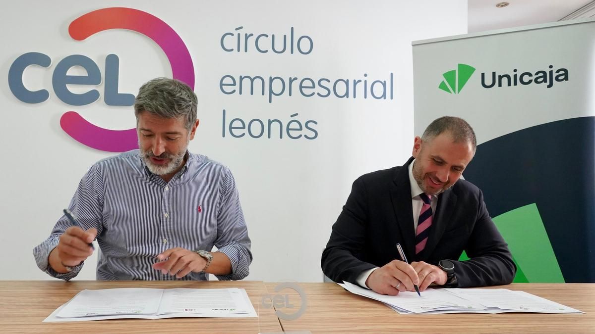 Unicaja impulsa su colaboración con el Círculo Empresarial Leonés y ofrece a sus 1.700 asociados productos y servicios
