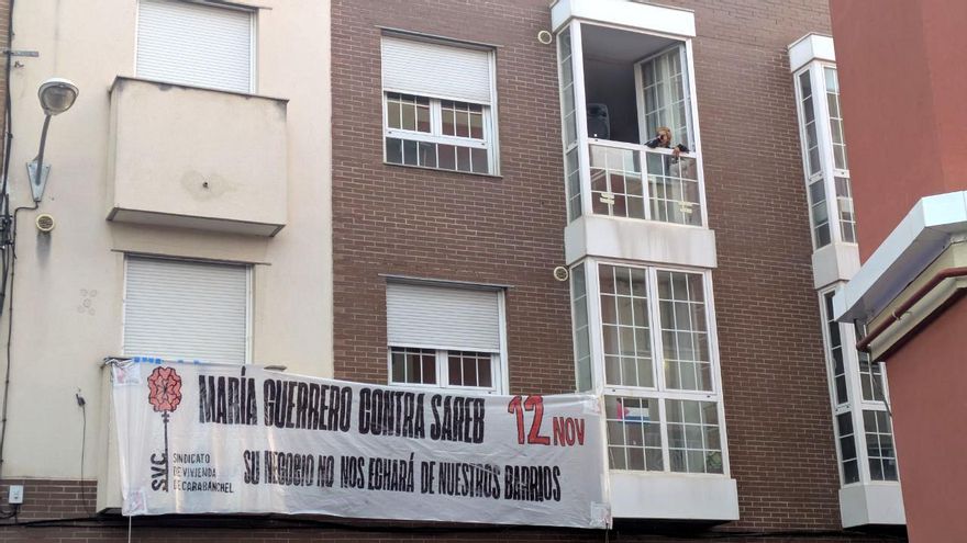 El tiempo de descuento se agota en María Guerrero, el bloque de Carabanchel que llegó a una tregua movediza con Sareb